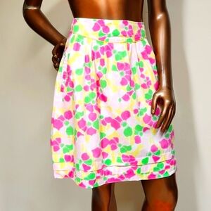 Vintage Lilly Pulitzer Bright Skirt Size 2
